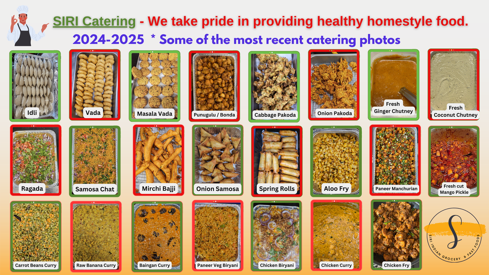 Few Catering Items